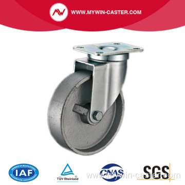 Plate Swivel Medium Duty Cast Iron Industrial Casters